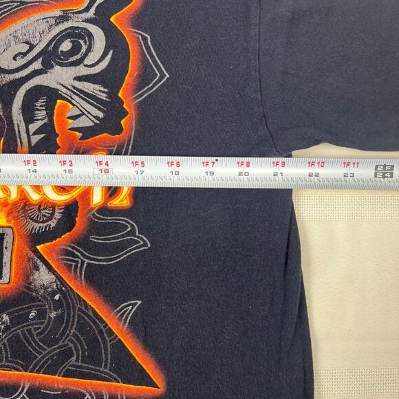 VTG AMON AMARTH DEATH METAL T Shirt WRATH OF THE NORSEMEN TOUR 2007 L Large Mens - Picture 5 of 10